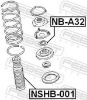 Protective Cap/Bellow, shock absorber NISSAN 54050-0W001