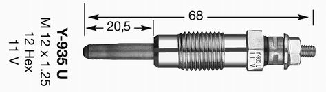 Glow Plug 4791 - Fiat Ducato 94-02