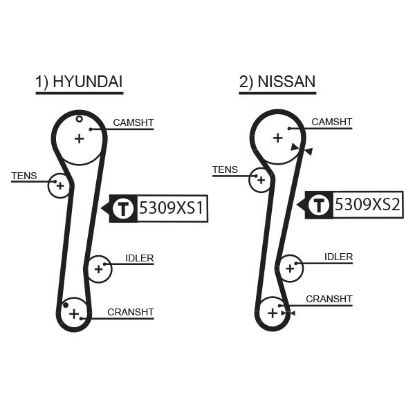 Timing Belt Nissan Almera N15 2.0 D