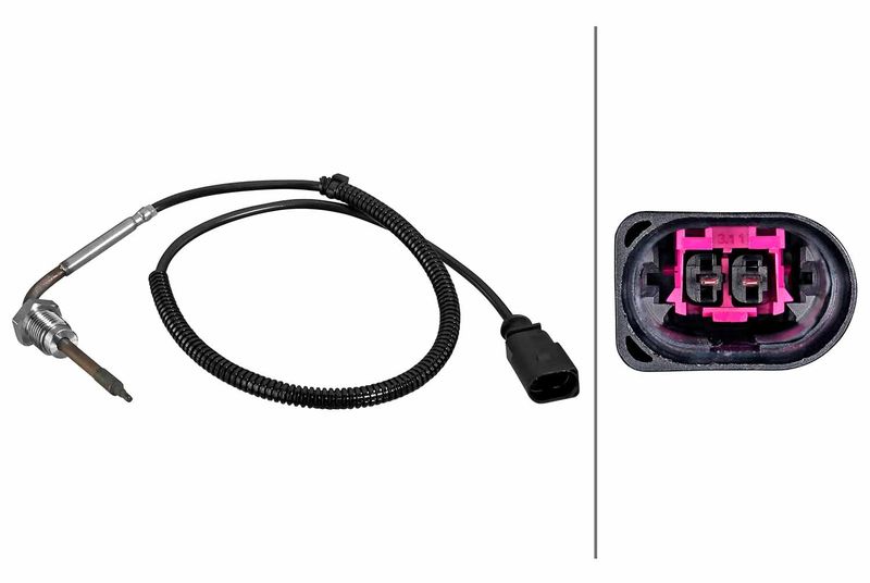 Sensor, exhaust gas temperature