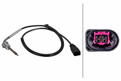 Sensor, exhaust gas temperature