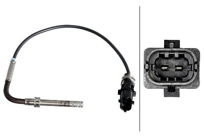 Sensor, exhaust gas temperature