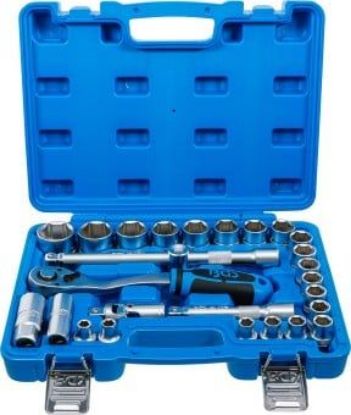 Socket Wrench Set 27-piece Socket Set, 1/2", 8-32 mm