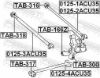 Mounting, control/trailing arm TOYOTA 48730-48110