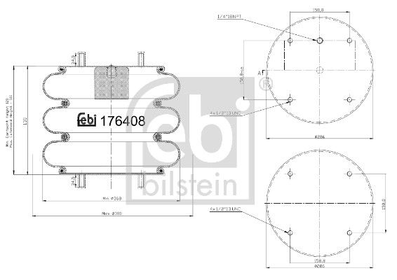 Bellow, air suspension Granning 1014