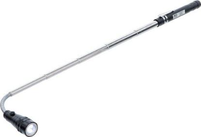 rechargeable Battery, hand lamp 2-IN-1 Extendable LED Flashlight with Magnetic Pic