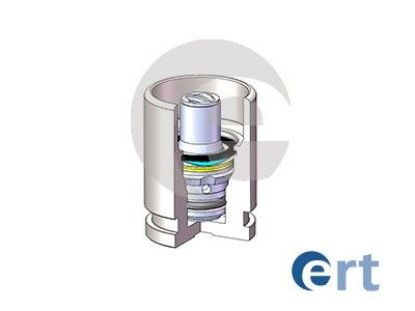 Piston, brake caliper