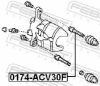 Guide Bolt, brake caliper DAIHATSU 47715-33050, TOYOTA 47715-33050