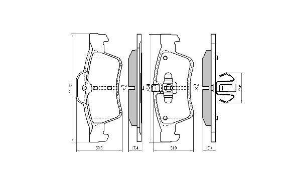 Brake Pad Set, disc brake