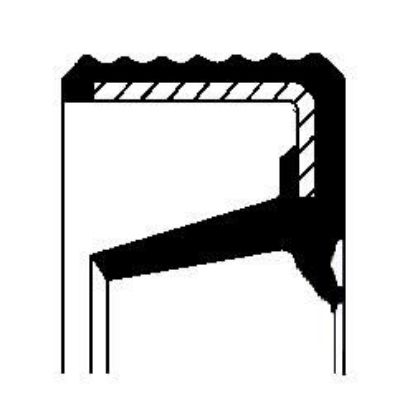 Shaft Seal, manual transmission PSA 254124
