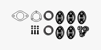 Mounting Kit, exhaust system Chevrolet Epica