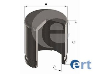 Piston, brake caliper