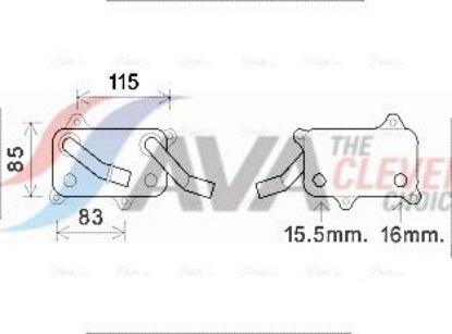 Oil Cooler, engine oil W210 E 320 (210.065)