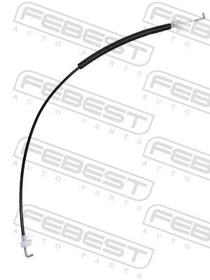 Cable Pull, door release ALFA ROMEO 1337323080, CITROEN 9151.Z3, FIAT 13373