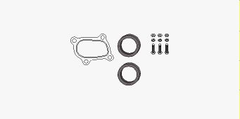 Mounting Kit, catalytic converter Nissan X-Trail dCi
