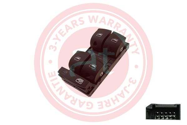 Switch, window regulator VAG