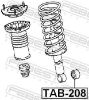 Bush, shock absorber GEELY 6600006177, TOYOTA 90389-12016