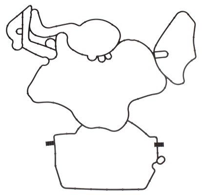 Gasket, housing cover (crankcase) VAG - 059 103 161 T