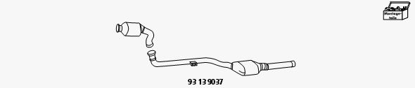 Retrofit Kit, catalytic conv./soot part. filter (combi-sys.) DPF-KOMBI-Paket Merc. E-Klasse
