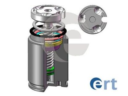 Piston, brake caliper