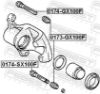 Guide Bolt, brake caliper MAZDA B25D-33-998, TOYOTA 47715-22130