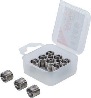 Tool Assortment, thread insert 10-piece Thread Repair Inserts M11 x 1.5