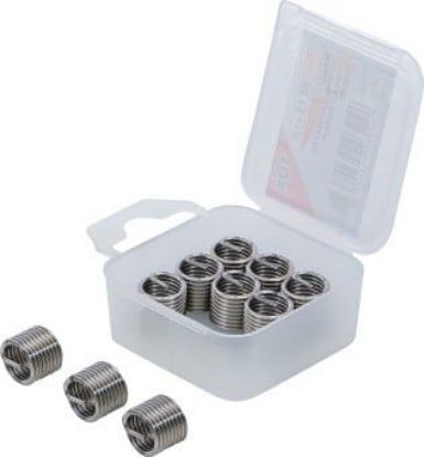 Tool Assortment, thread insert 10-piece Thread Repair Inserts M11 x 1.5