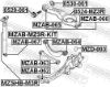 Caster Shim, axle beam GM 11546880, MAZDA BP4K-28-473A, NISSAN 55481-HA00