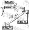 Bushing, leaf spring NISSAN 55045-10W00