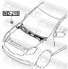 Buffer, bonnet NISSAN 65822-4M700