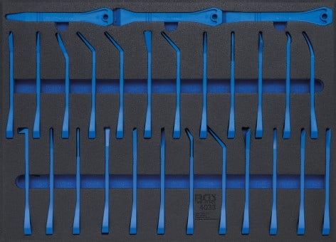 Workshop Trolley Inlay 3/3 Tool Tray for Workshop Trolleys: 27-piece Wedg