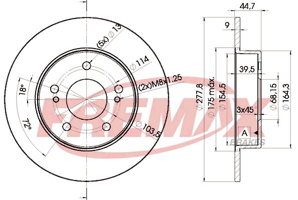 Brake Disc Nissan Maxima tagumine