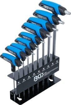 Screwdriver Set 9-piece T-Handle Wrench Set, T-Star, T10 - T50