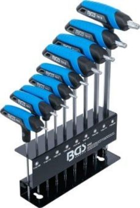 Screwdriver Set 9-piece T-Handle Wrench Set, T-Star, T10 - T50