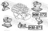 Mounting, automatic transmission HONDA 50806-S87-A80