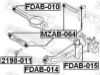 Fastening Bolt, control arm FORD 1061673, VOLVO 30640799