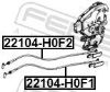 Cable Pull, door release HYUNDAI 81312-H0000, KIA 81312-H0000