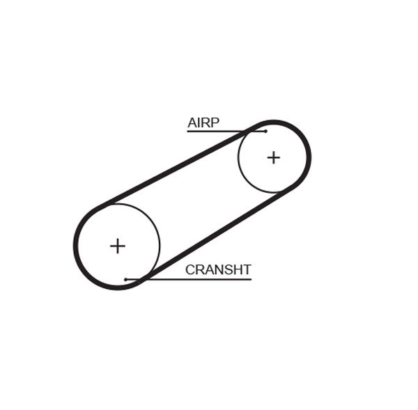Timing Belt Porsche 911 3.3 Turbo