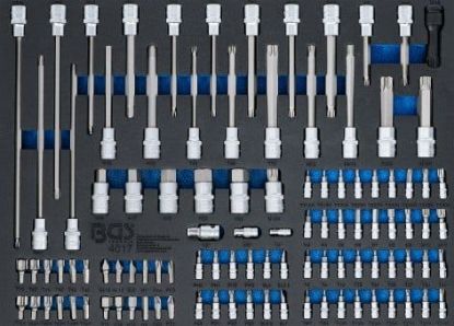 Workshop Trolley Inlay 3/3 Tool Tray for Workshop Trolleys: 104-piece  Bi