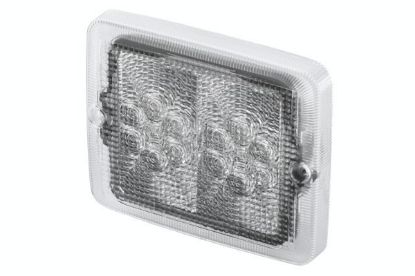 Lens, direction indicator