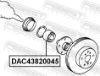 Wheel Bearing DAIHATSU 90369-43008, TOYOTA 90369-43008