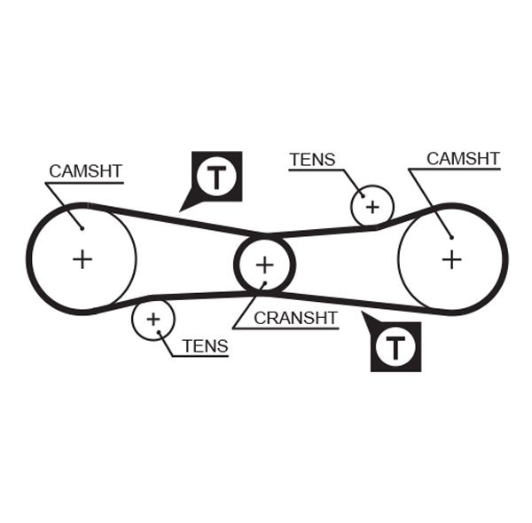 Timing Belt Alfa-Romeo 33 - ( L14108 )