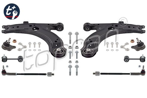 Control/Trailing Arm Kit, wheel suspension VAG