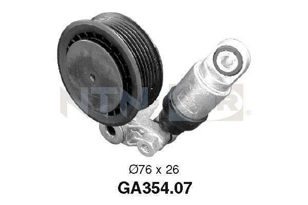 Tensioner Pulley, V-ribbed belt VAG - 076 145 278