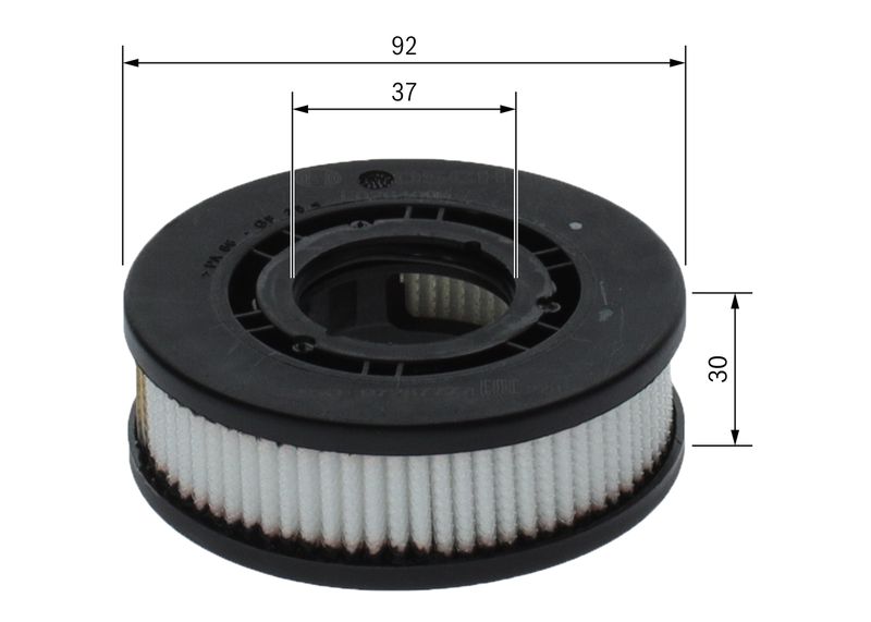 Filter, crankcase ventilation