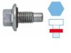 Screw Plug, oil sump Opel