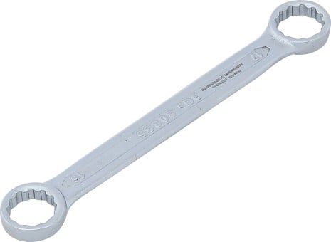 Double Ring Spanner Double Ring Spanner, extra flat, 16 x 17 mm