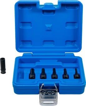 Puller Set, glow plug pin 6-piece 1/4" Turn Off Socket Set for Glow Plug Ele