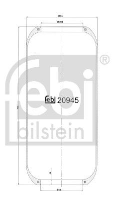 Bellow, air suspension Iveco 0 0471 6989