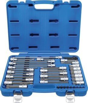 Socket Wrench Set 38-piece Car Assembly Bit Socket Set, 1/4" + 1/2"
